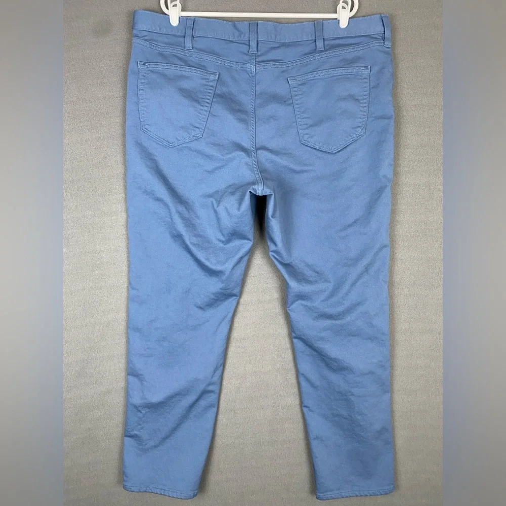 Banana Republic Traveler Jeans Mens 42x29 Blue Shadow Skinny Fit Stretch Comfort